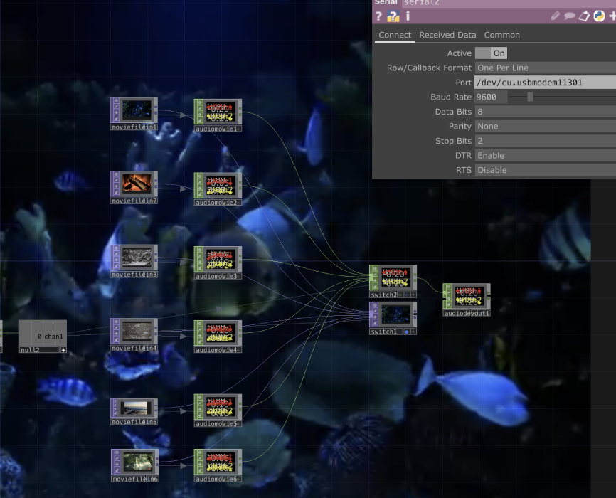 Changing the baud rate to line up with the Arduino code and making sure the Arduino was connected. 